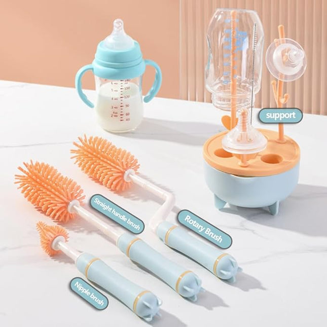 ONLY BABY BOTTLE BRUSH SILICONE SET 7 PIECES