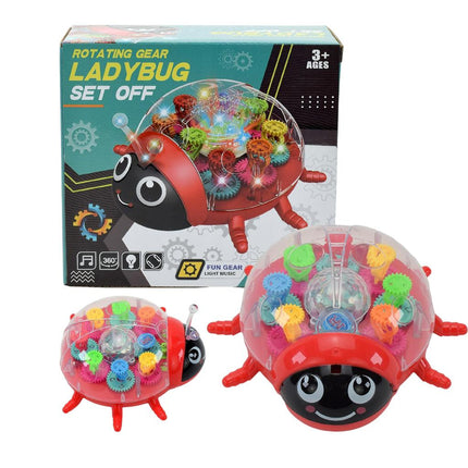 Rotating Gear Lady Bug