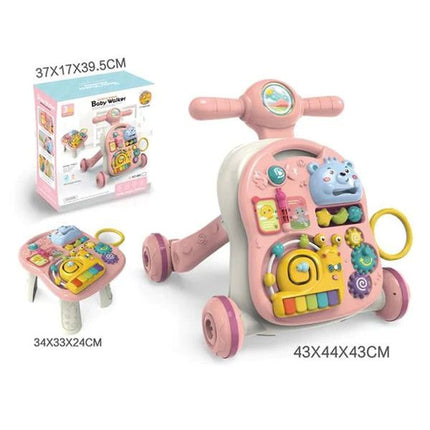 Motorcycle Modeling 3in1 Baby Walker (Pink)