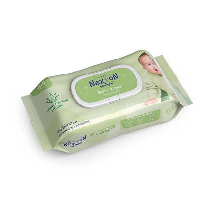 Nexton Baby Wipes Aloe Vera 64pcs