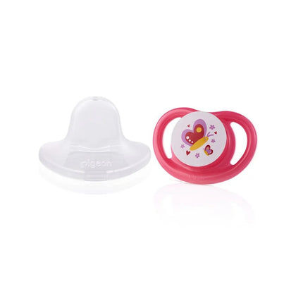 PIGEON MINILIGHT SOFTEST SILICONE GIRL PACIFIER 2PCS - l