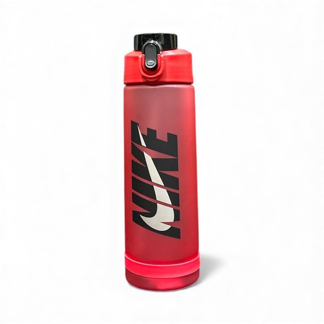Nike Red Sports Water Bottle – Leak-Proof Flip Lid Gym Bottle