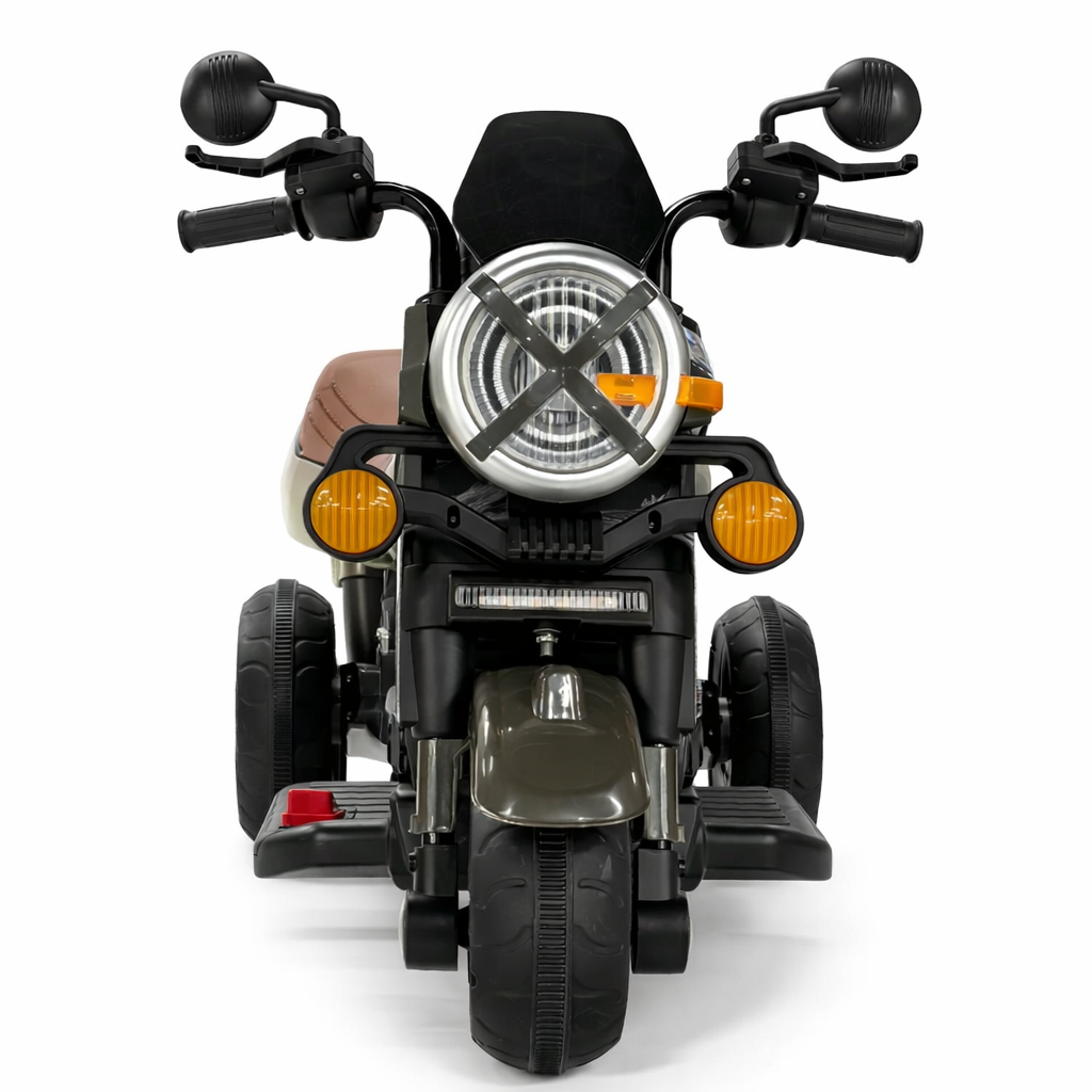 Kids Electric Ride-On Motorcycle with 3 Wheels, LED Lights & Music – Premium Cruiser Style