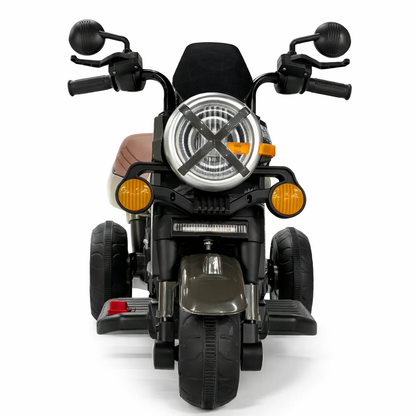 Kids Electric Ride-On Motorcycle with 3 Wheels, LED Lights & Music – Premium Cruiser Style
