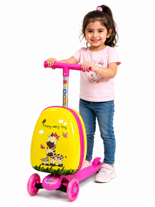 3-Wheel Scooter with Storage Backpack – Adjustable Kids Ride-On Scooter - 601