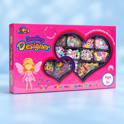 Jewellery Designer Bracelet Making Kit – Creative DIY Beads Set for Kids