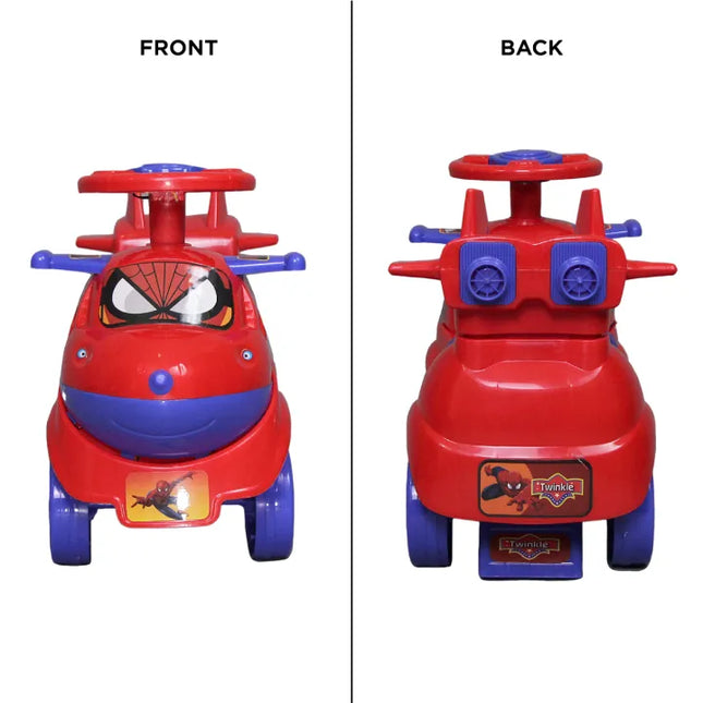 Twinkle Spiderman 301 Push Car, Red