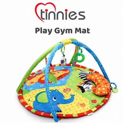UNISEX BABY PLAY MAT – 4-IN-1 ACTIVITY MAT WITH TOYS (0–12 MONTHS)