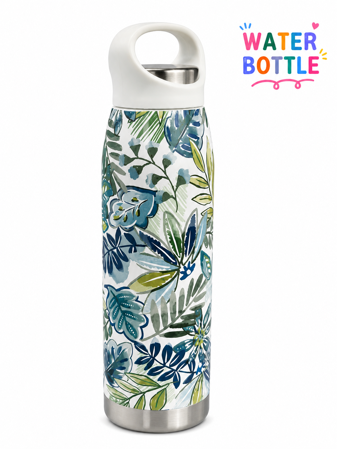 Floral Vacuum Water Bottle