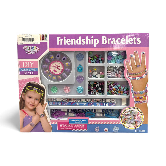 DIY Friendship Bracelets Kit – Creative Jewelry Making Set for Kids 💖✨