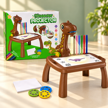 Dino Draw & Trace Projector Table Set for Kids
