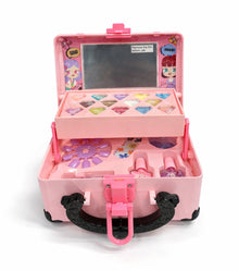 Princess Makeup Vanity Case Toy Set – Kids Beauty Play Box with Mirror & Accessories