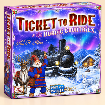 Ticket to Ride: Nordic Countries – Exciting Railway Adventure & Family Strategy Board Game