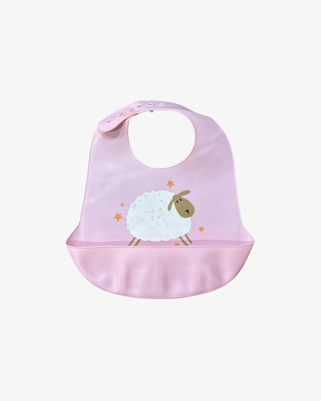 Silicone Chieea Baby Bib (Pink)