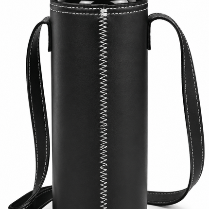Insulated Water Bottle with Shoulder Strap