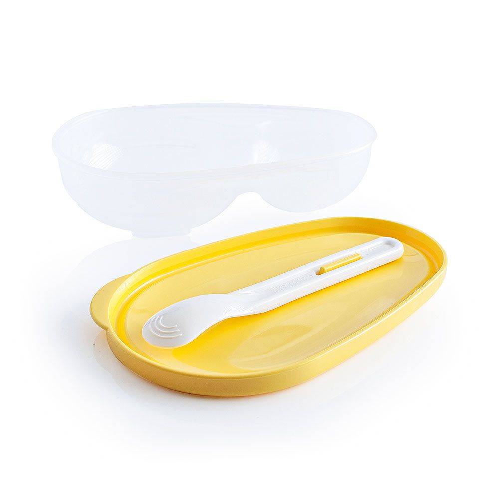 Pigeon Feeding Dish & Spoon Set