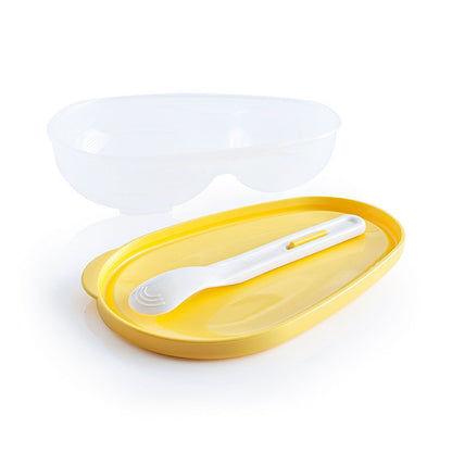 Pigeon Feeding Dish & Spoon Set