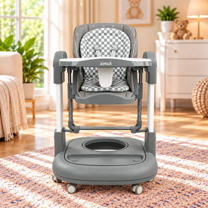 3 -in-1 Luxury Baby High Chair – Feeding Chair, Walker & Rocking Chair