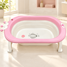 Premium Foldable Baby Bath Tub with Stand