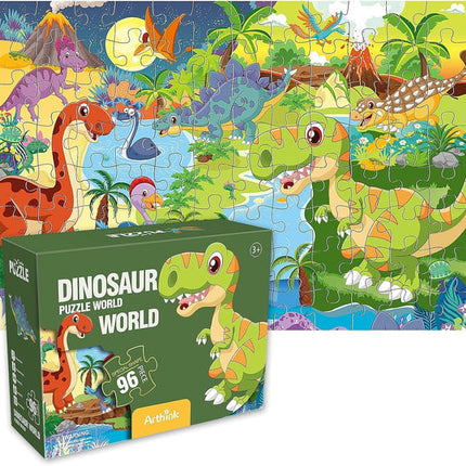 Dinosaur Puzzle World – 96 Pcs | Educational Learning Toy Ages 3+