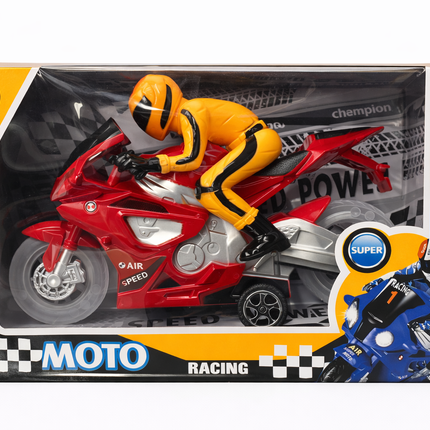 Moto Racing Bike Toy with Rider Figure – Super Speed Motorcycle (Ages 3+)