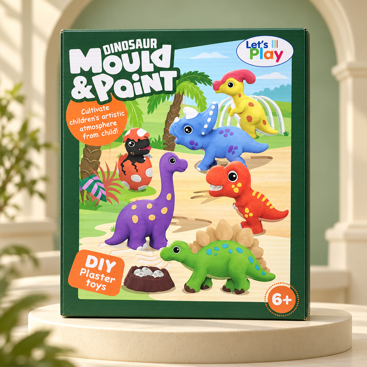Dinosaur Mould & Paint DIY Craft Kit