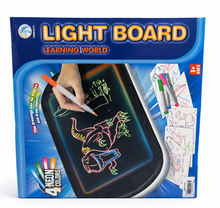 Light Board LED Writing & Drawing Tablet – 4 Neon Colors