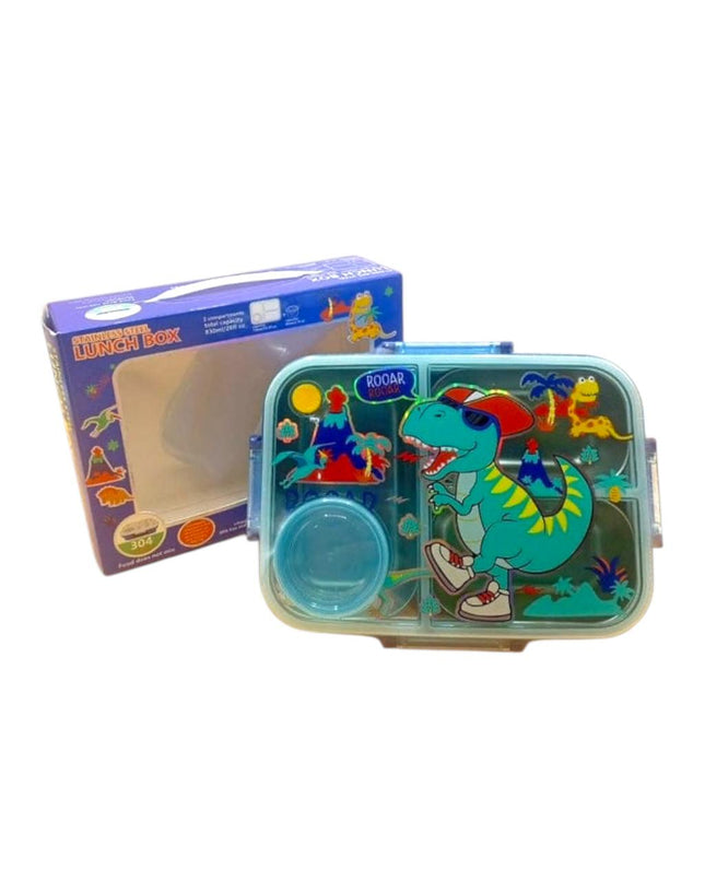 Dino Theme  Stainless Steel Lunch Box