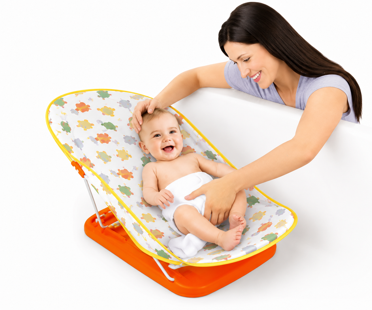 iBaby Deluxe Baby Bather – 3-Position Reclining Infant Bath Support Seat