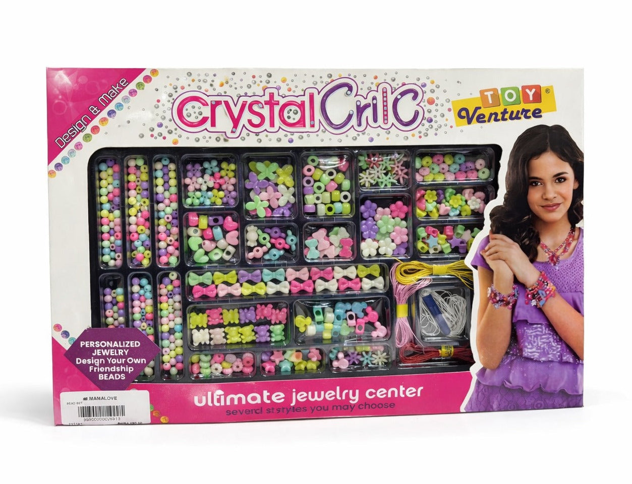 CrystalCric Ultimate Jewelry Making Kit for Kids – Personalized Friendship Beads Craft Set