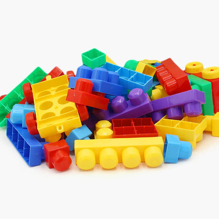 Toy Venture Colorful Building Blocks Set (78 Pieces) – DIY Educational Play Set for Kids