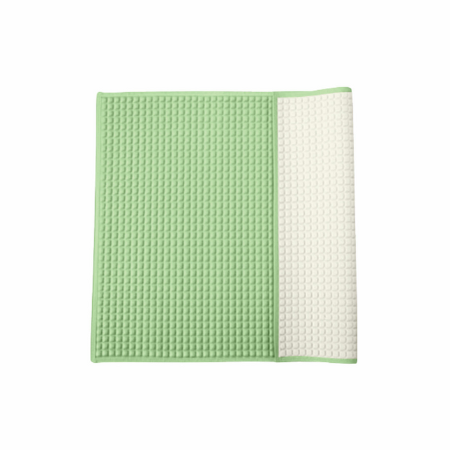 Kids Joy Air-Filled Rubber Cot Sheet – Soft, Waterproof Baby Changing Mat (Green)