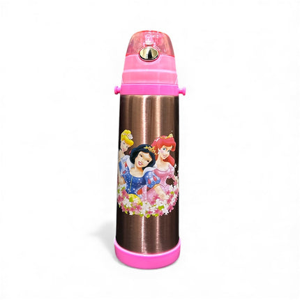 Disney Princess Stainless Steel Water Bottle – Pink