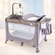 All-in-One Baby Play Yard / Play Pen – Grey Edition (Model T03-GREY)