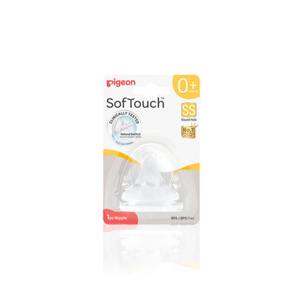 Softouch Wide Neck Nipple 1 Pc (0M+)