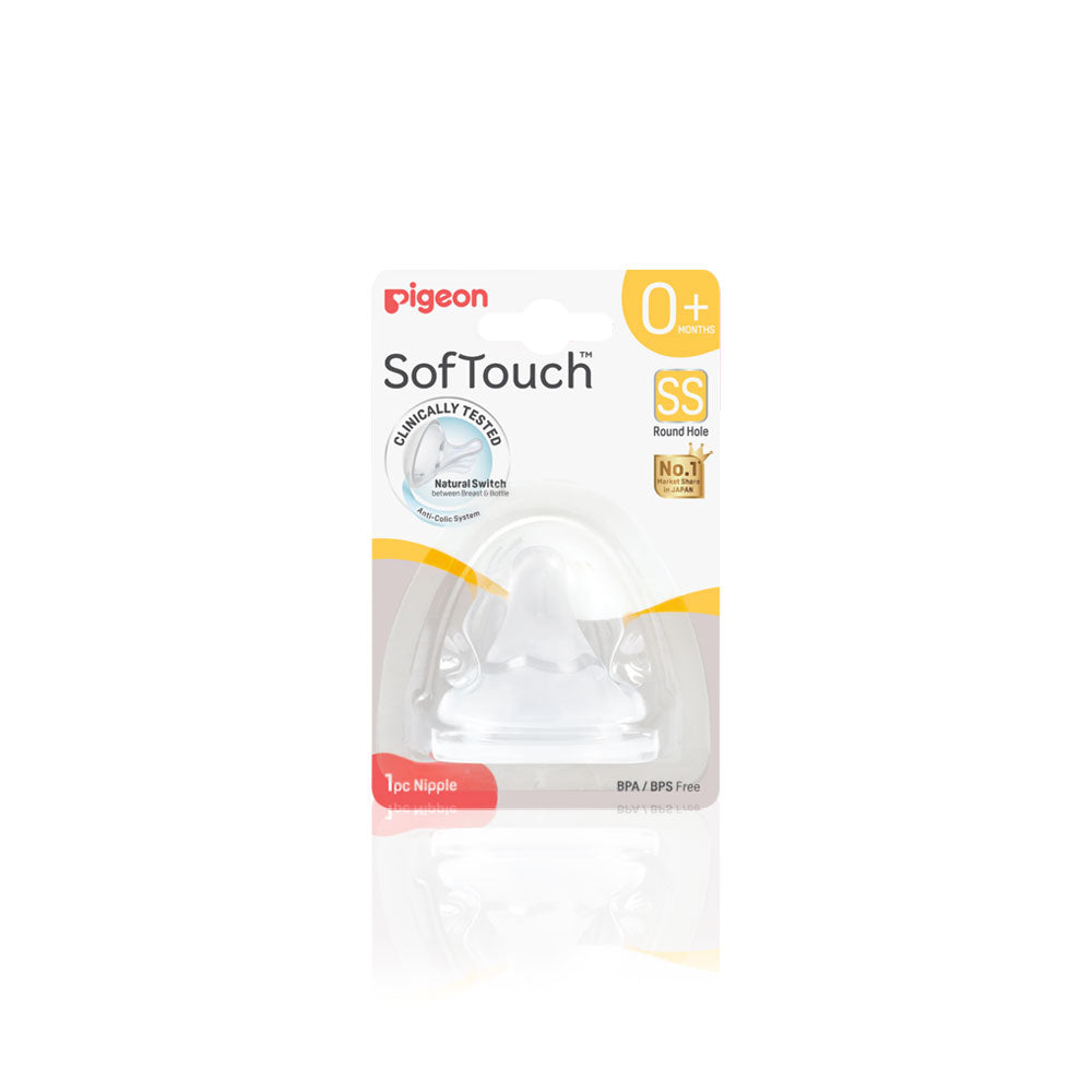 Softouch Wide Neck Nipple 1 Pc (0M+)
