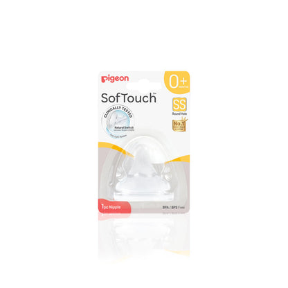 Softouch Wide Neck Nipple 1 Pc (0M+)