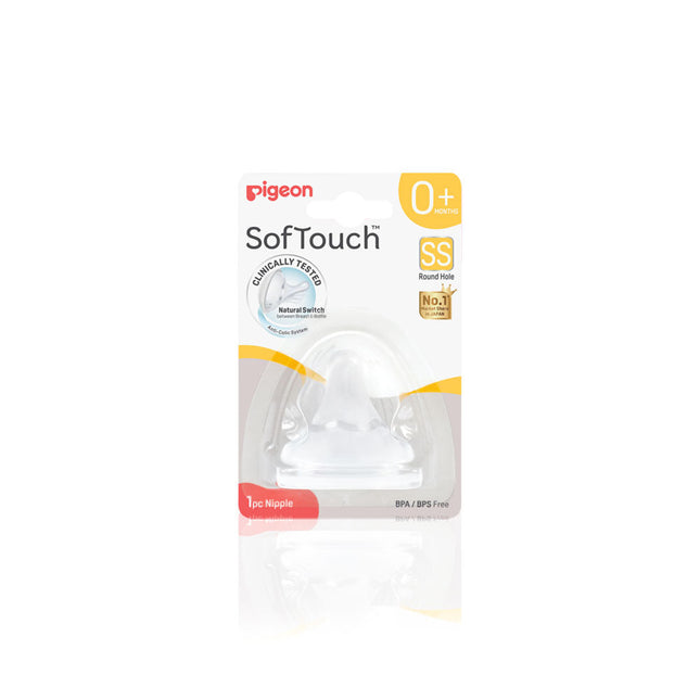 Softouch Wide Neck Nipple 1 Pc (0M+)