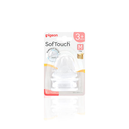 Softouch Wide Neck Nipple Pk-2 (3M+)
