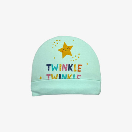 New Born Cap and socks set (Green)