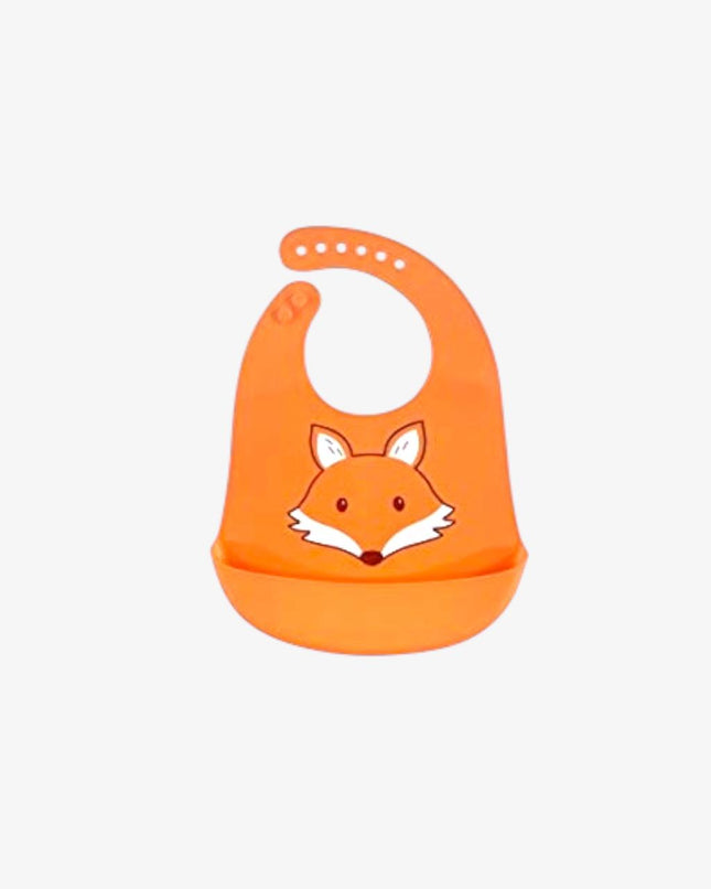 Silicone Chieea Baby Bib (Orange)