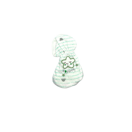 Green And White Stripped Baby Feeder Cover