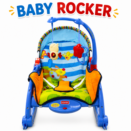 Baby Rocker & Bouncer Chair with Toy Bar