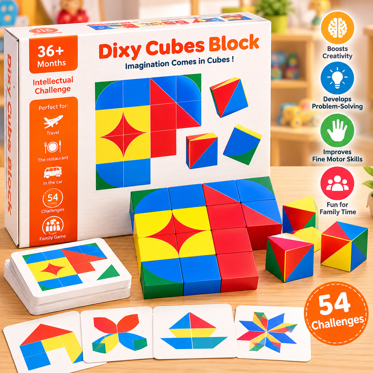 Brain Challenges & Colorful Shape Matching Game for Kids