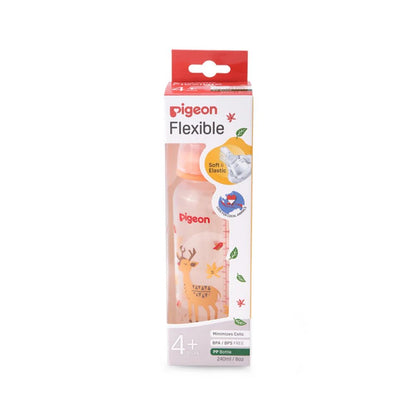 PIGEON COLORFUL ERGONOMIC BABY BOTTLE – 4+ MONTHS
