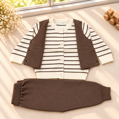 Little Gentleman Premium Knitted 2-Piece Outfit Set  G07305