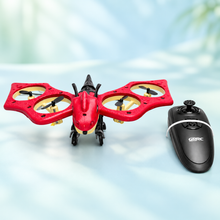Mini RC Racing Drone with Protective Frame – USB Rechargeable (Red)