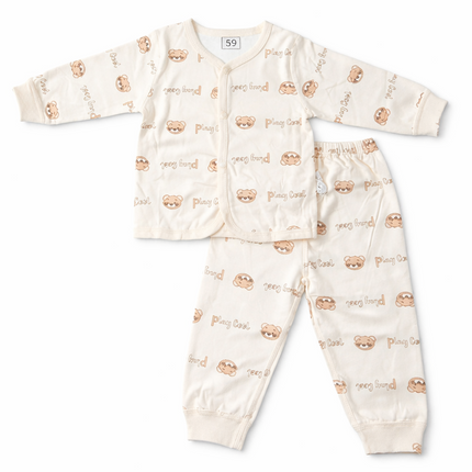 Newborn Baby 2-Piece fleece Cotton Suit – summer 🌞