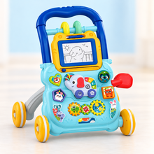 Huanger Musical Baby Walker with Drawing Board & Activity Panel – Learning Walker (12M+)