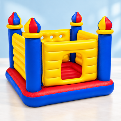 Intex Jump-O-Lene Inflatable Bouncy Castle for Kids – Indoor & Outdoor Bounce House